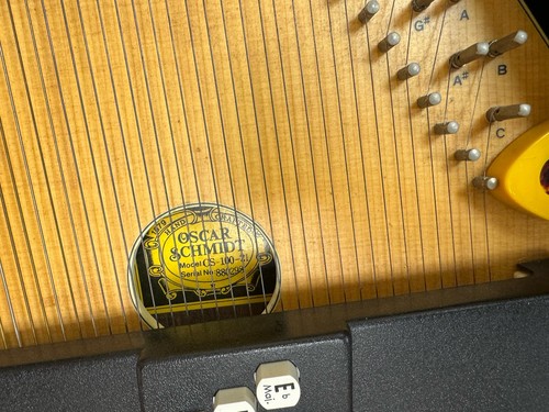 Oscar Schmidt Autoharp OS-100-21 mit Koffer + Stimmschlüssel RAR - Bild 5 von 13