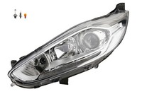 Scheinwerfer Passend FüR Ford Fiesta 08 12/ 12- Links Fahrerseite + Leuchtmittel