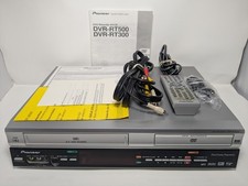 Pioneer DVR-RT500-S VHS VCR DVD Recorder Player W/ Rare Remote Manuals  Cables 