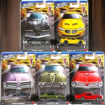 🔥2025 Hot Wheels Walmart Exclusive Silver Series PONTIAC-SET OF 5