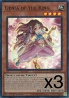 3X Yugioh Genia of the Ring BLZD-EN085 Super Rare 1st Edition NM