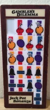 GAMBLER'S DILEMMA - JACK POT BONANZA - 1984 Handheld Game Analog Slot Machine