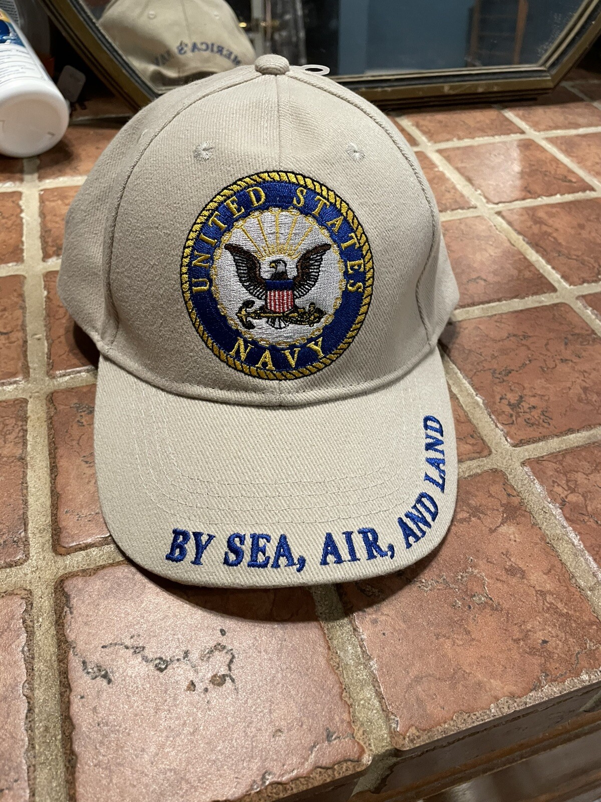 NWTS United States US America’s Navy Hat Men Baseball Cap Military Land Sea Air