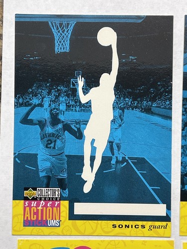 Super Action Stickums 14 Card Lot Stickers & Base - Penny Hardaway Kevin Garnett - Picture 13 of 24