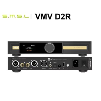 SMSL VMV D2R,Audio Decoder,DAC Chip BD34301EKV,MQA,MQA-CD,DSD