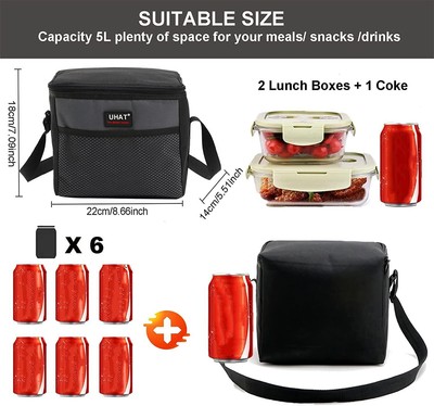 12 inch lunch bag