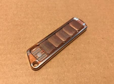 Superconductor And Copper Haptic Fidget Slider - Very Rare -  “pea-pod” Type EDC