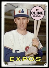 1969 Topps Ty Cline Montreal Expos #442