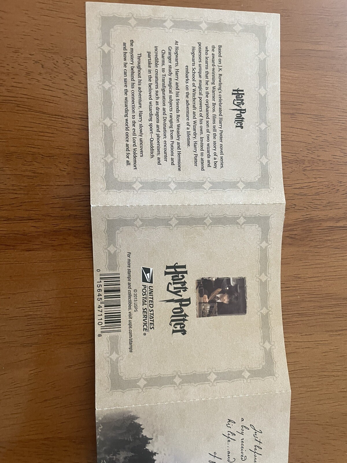 2013 Harry Potter 20 FirstClass Forever Stamps USPS USA Stamp