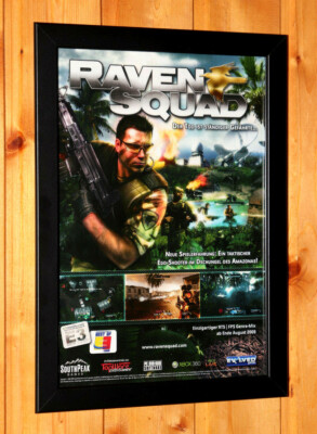 Raven Squad Operation Hidden Dagger Werbeblatt Gerahmt Poster / Ad Page Framed