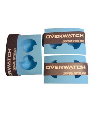 Lot Of 3 Overwatch Snow Ball Silicone Mold New in Pack CultureFly Blizzard 2019