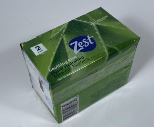 Zest Soothing Aloe Vera Hyper Hydrating Bar Soap 2-pack HTF Hard to Find - Picture 1 of 8