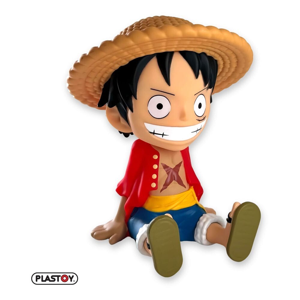 Tirelire One Piece Luffy SD en PVC pour chambre de geek