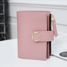 Women's Bifold Envelope Credit Card Holder Cute Fashions Solid Color Wallet USA