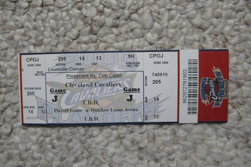 LeBRON JAMES BEATS MAGIC ON LAST SECOND 3PT SHOT CONF. FINALS 5/22/2009 TICKET