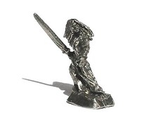 Sorceress with Sword Pewter Figurine - Lead Free