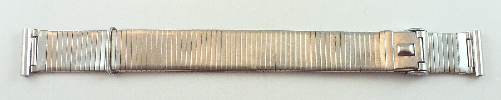 Vintage Forstner Komfit Steel Wristwatch Bracelet - 14.5mm Ends - Nasa Style