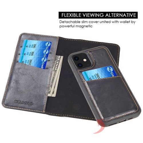 Funda XPM para iPhone 12 Pro Max Mini Cuero Abatible Billetera Tarjeta Bolsa Soporte Cubierta - Imagen 15 de 38
