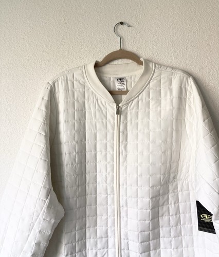 New Athletic Works White Polyester Puffer Coat Jacket size 1X - Picture 2 of 15