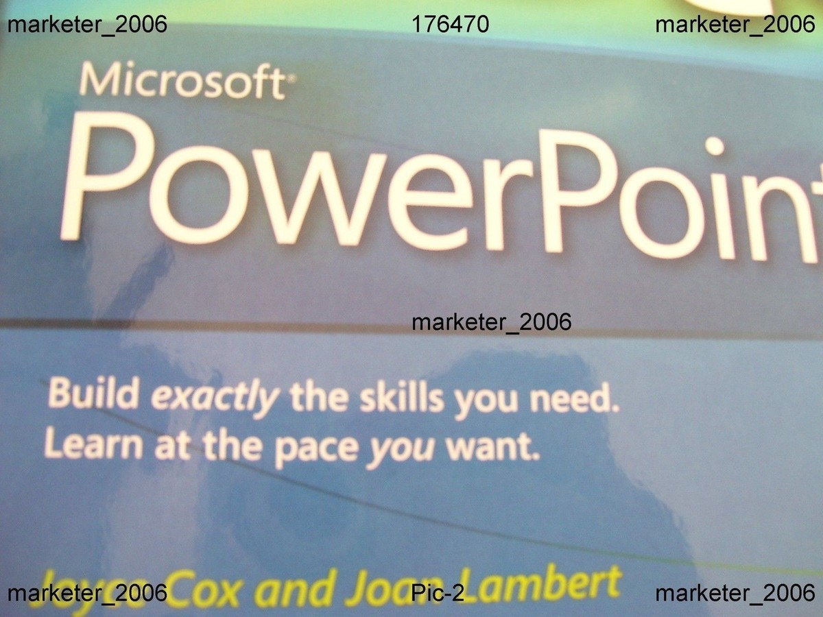 MICROSOFT POWERPOINT 2010 STEP BY STEP COX & LAMBERT 1ST EDITION