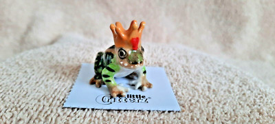 LITTLE CRITTERZ Frog Prince ''Kiss'' Miniature Figurine New FREE SHIPPING LC335