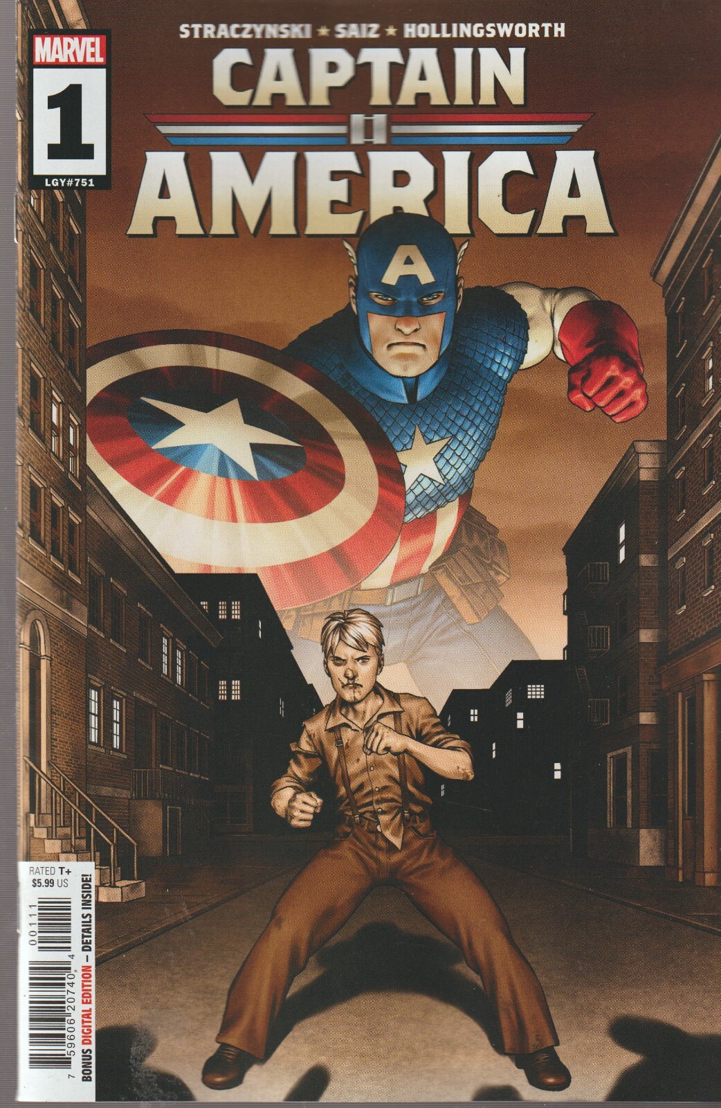 MARVEL COMICS CAPTAIN AMERICA #1 NOVEMBER 2023 1ST PRINT NM