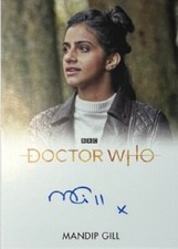 Doctor Who Series 11 & 12 Hobby Edition Mandip Gill Autograph Card