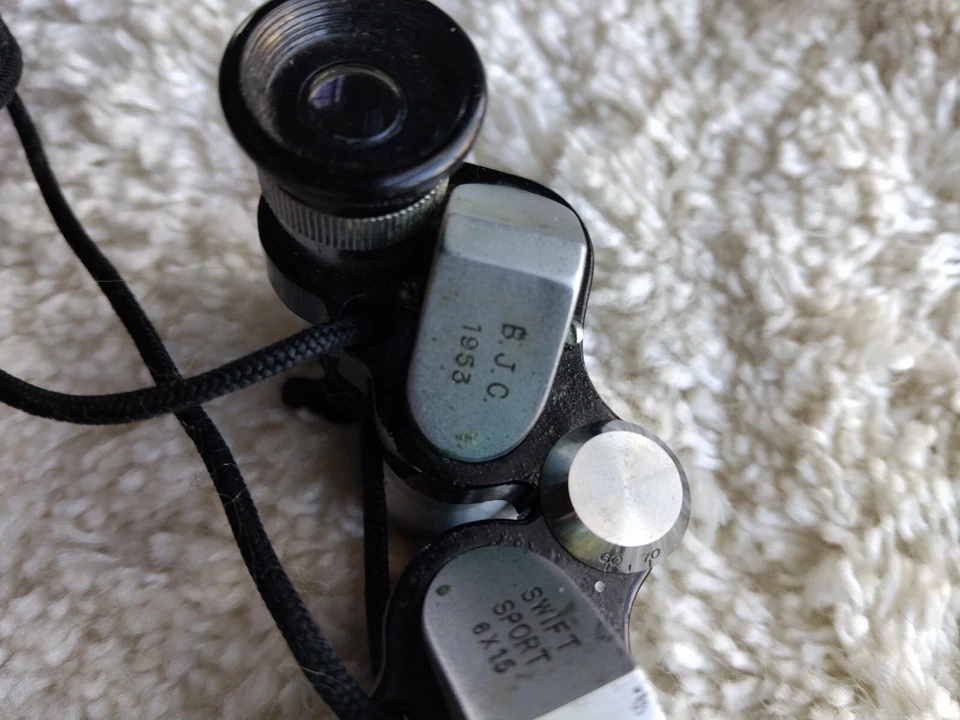 Vintage Swift & Anderson Sport 6x, 15 Sport Compact/Miniature Binoculars, 1953 - Image 3 of 4