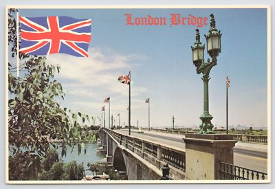 Lake Havasu City Arizona~London Bridge~Continental Postcard