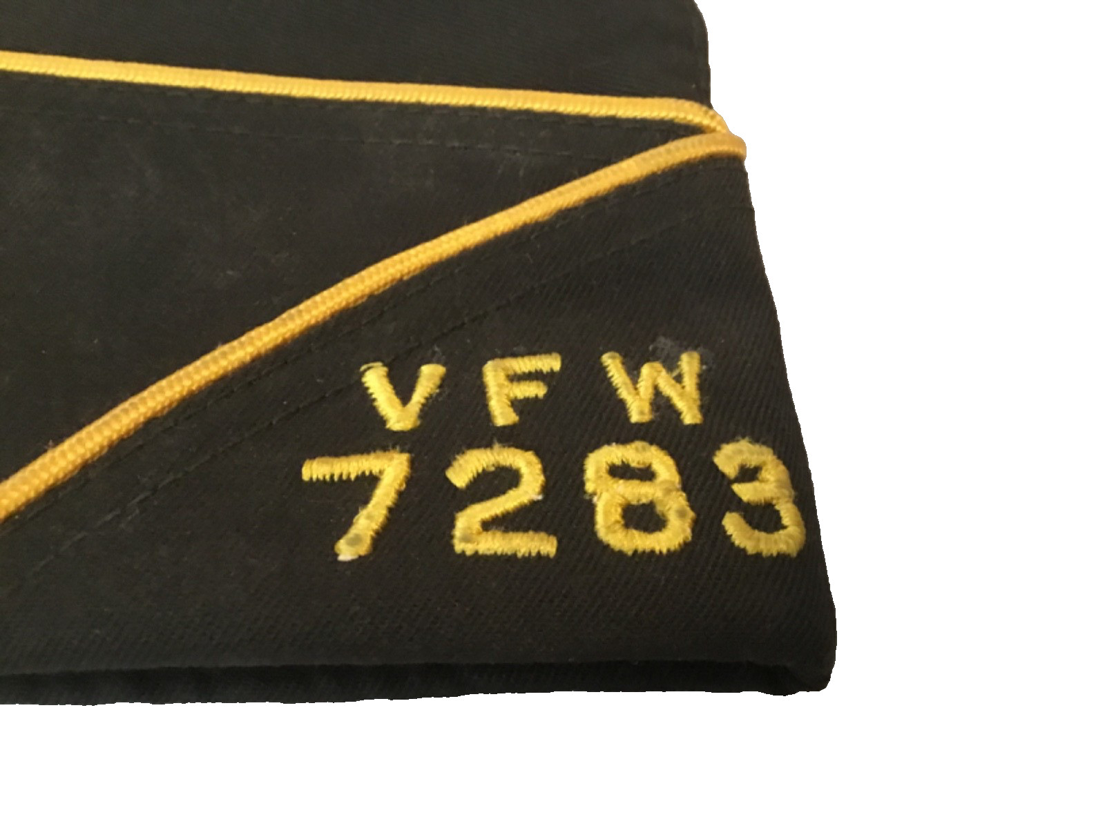 US Military VFW 7283 Garrison Cap Mens Veterans of Foreign Wars California 82 83