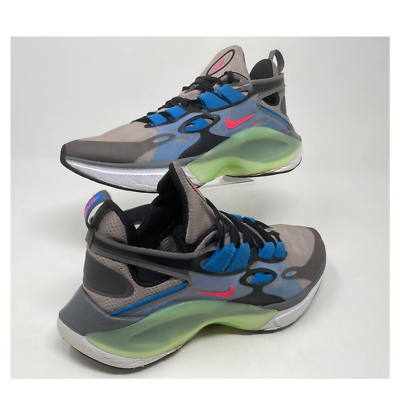 Nike D/MS/X Patchwork Gray Blue Sneakers Mens 7 1/2 1221 L 