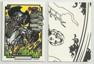 1989 Best of John Byrne (Comic Images) ''Base Trading Card'' #32 LIVING MONOLITH
