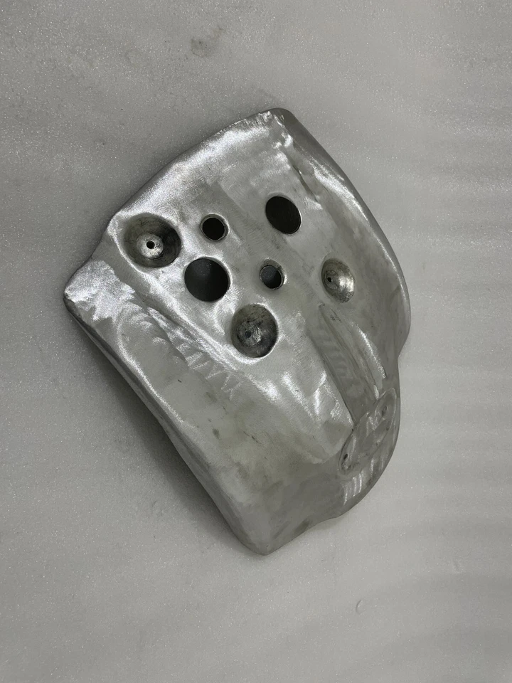 Yamaha XT 500 1977 XT500 Raw Alloy Skid Bash Plate 77-81 TT500 78-81 |Fit For - Image 4 of 4