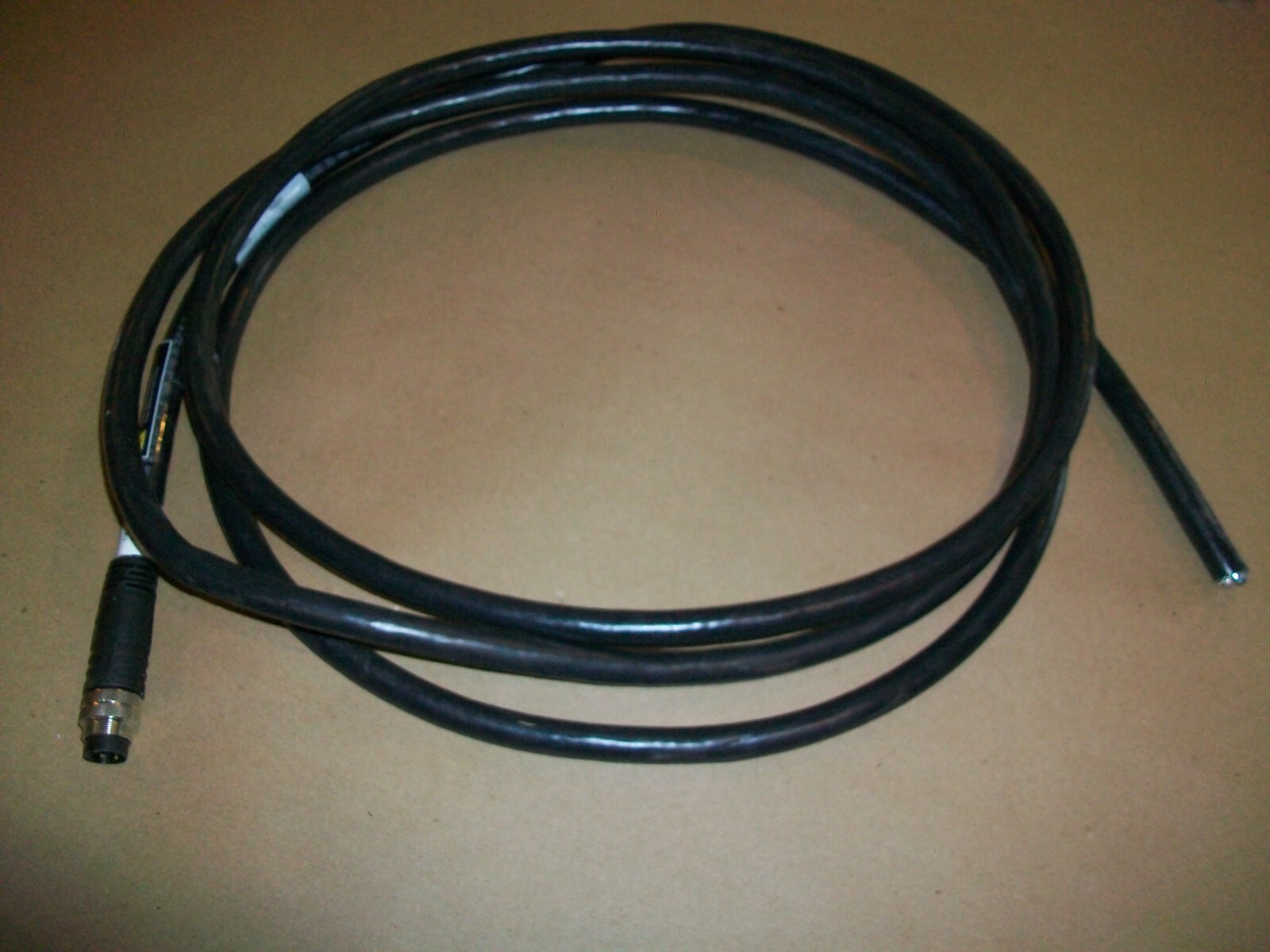 Turck Molded VFD Cordset BSMS BKMS 44-2188-5-VFD Male End 12' USED