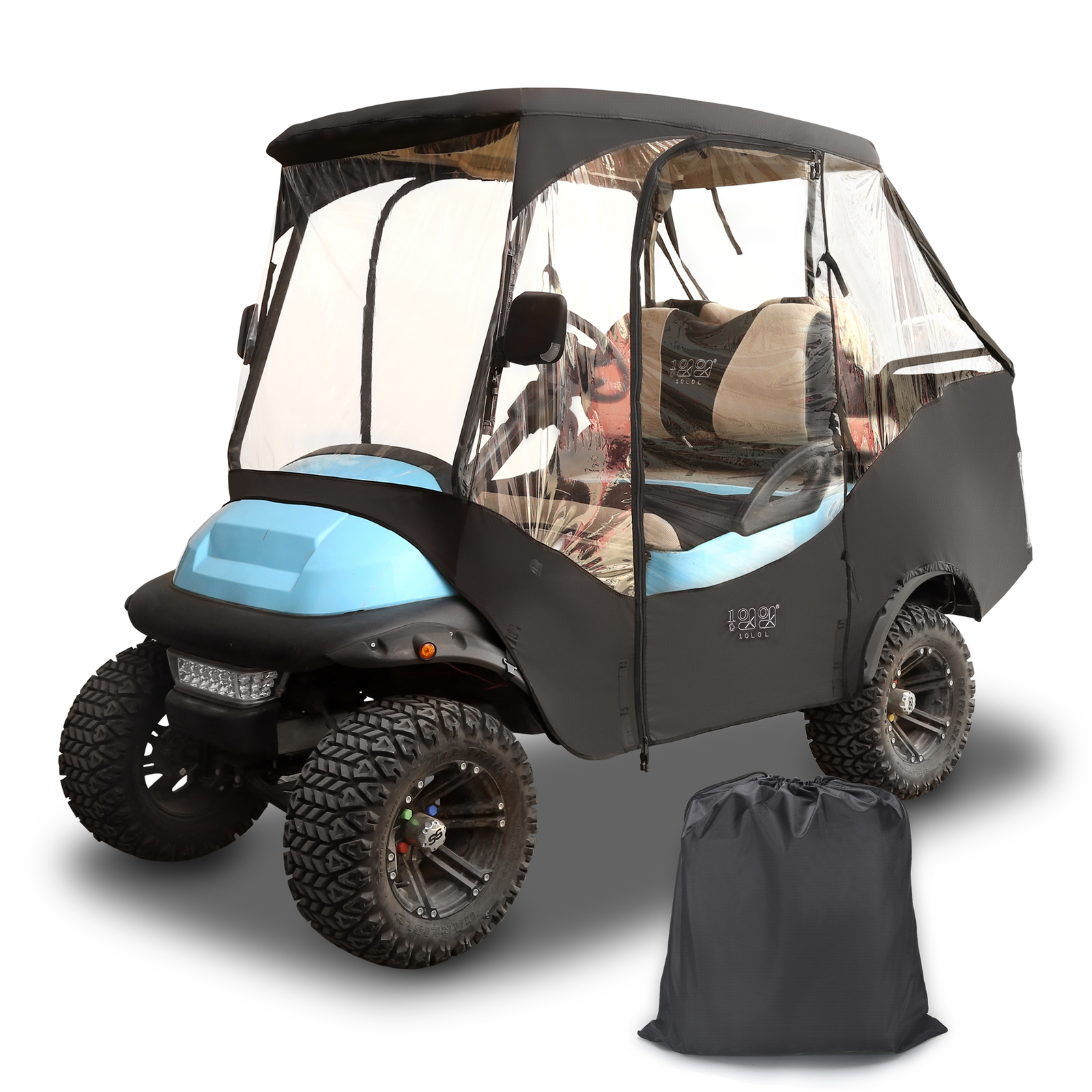 4 Passenger Golf Cart Enclosure for Club Car Precedent with 