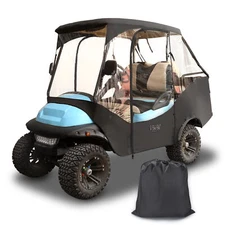 4 Passenger Golf Cart Enclosure for Club Car Precedent with Security Side Mirror