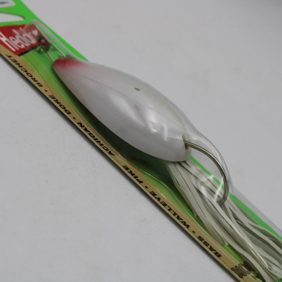 Señuelo de pesca Heddon Moss Boss X0515WHS escamas blancas nuevo en stock 3 pulgadas Foto 2 de 4