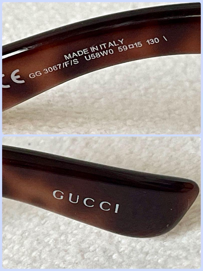 GUCCI Tortoiseshell GG3067 Heart Crest Brown Gradient GUCCI Tortoiseshell GG3067 Heart Crest Brown Gradient