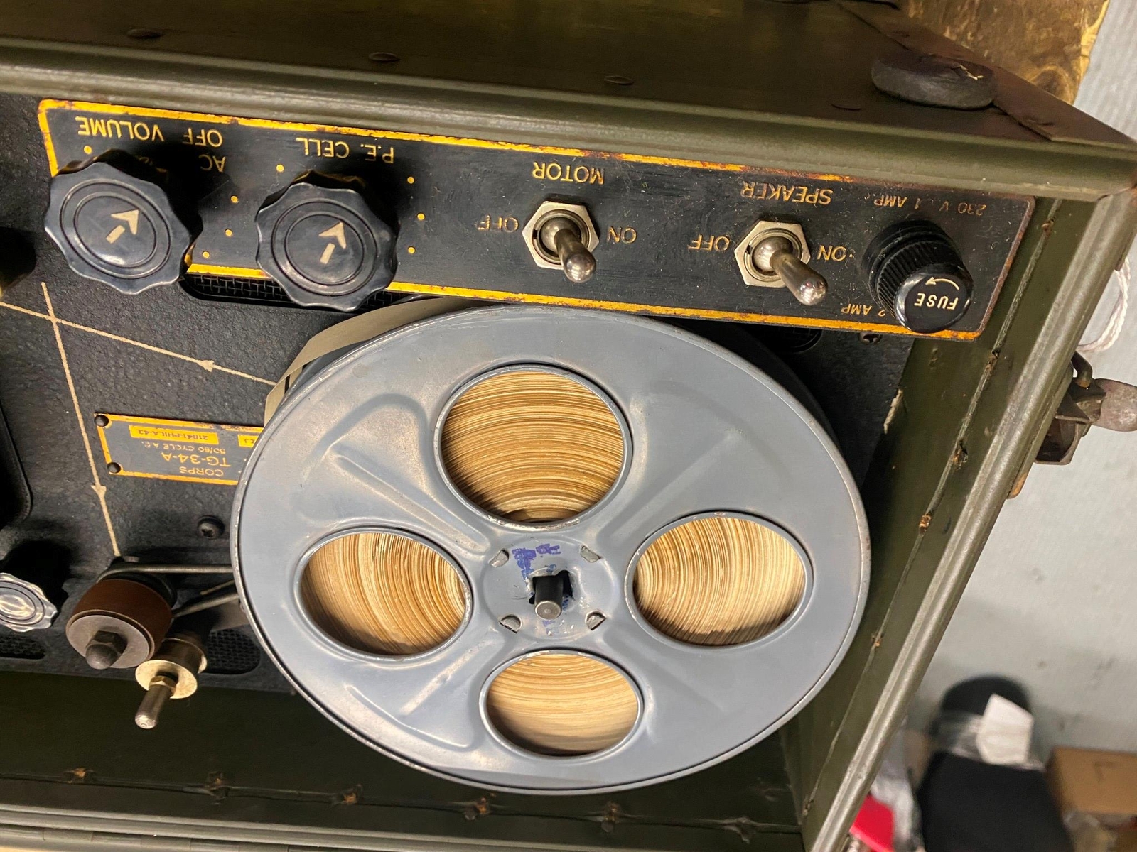 TM11443 KEYER Tape Recorder code Machine WW2 Military Jeep Tank Truck