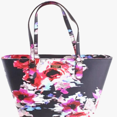 Kate Spade Blurry Floral Small Dally Laurel Way Tote Purse NWT