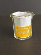 Log Cabin Wigwam Syrup ~ 2 oz. Glass Pitcher ~ Diner / Cafe / Restaurant