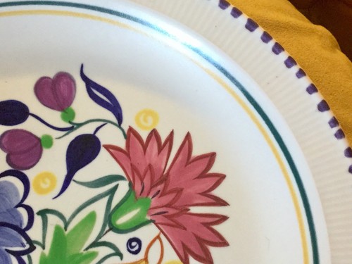 Retro Mid-century Poole Pottery BN Handpainted 10 Inch Display Plate - Picture 4 of 12