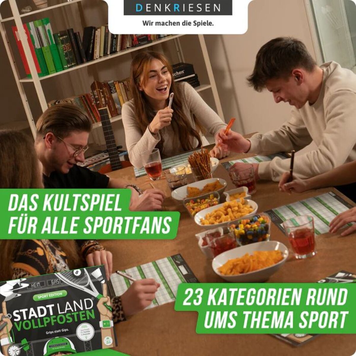 Thumbnail - Denkriesen Stadt, Land, Vollpfosten - Sport Edition "grips Statt Gips"