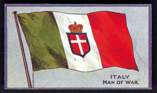 HILL - NATIONAL FLAG SERIES (PRINTED) - #9 ITALY, MAN OF WAR