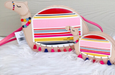 NWT KATE SPADE VERY RARE SPICE THINGS UP CAMEL CROSSBODY & LRG COIN PURSE