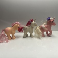 Lot Of 3 Vintage My Little Ponies 