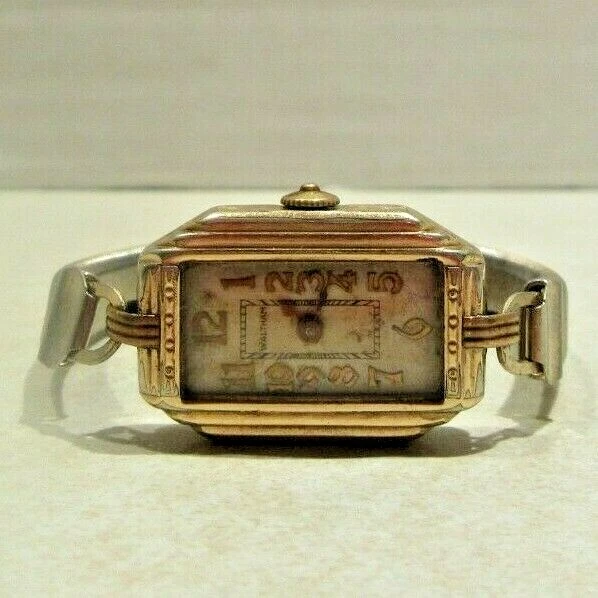 1936 Art Deco Women s Waltham Watch 9 Jewels Serial Number 29181044 RUNS