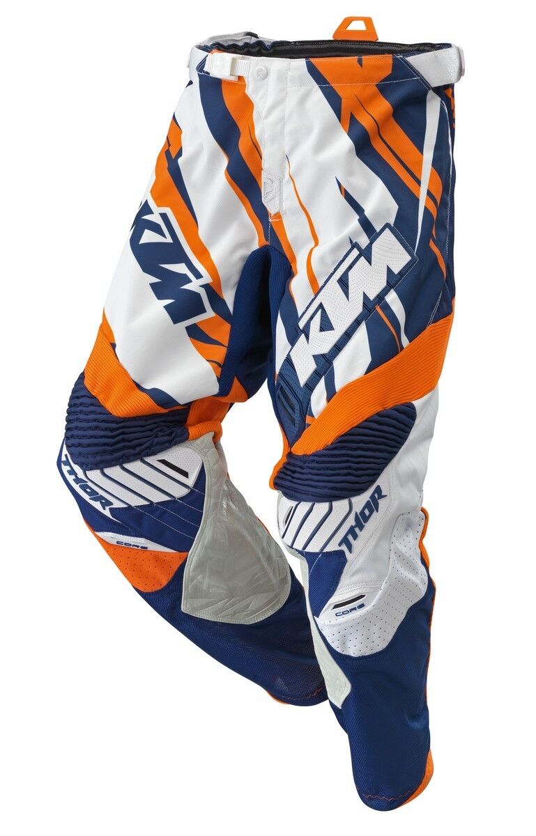 KTM - Pantalon MX Moto Course CORE T : S Bleu Orange neuf 3PW15222202