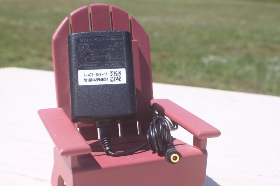 SONY - A/C POWER SUPPLY - AC-M1210UC - 12V - OEM - DVD-BLU-RAY PLAYER - TESTED - Image 2 of 3