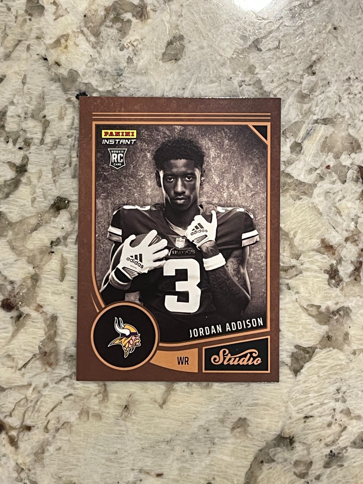 2023 Panini Instant Jordan Addison RC Studio /370